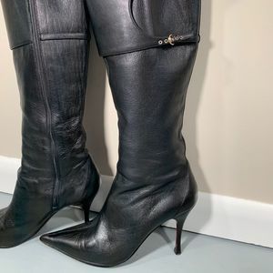 Gucci Womens Leather  Black/Noir Size 9 B